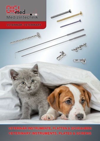 veterinary instruments, screws and plates