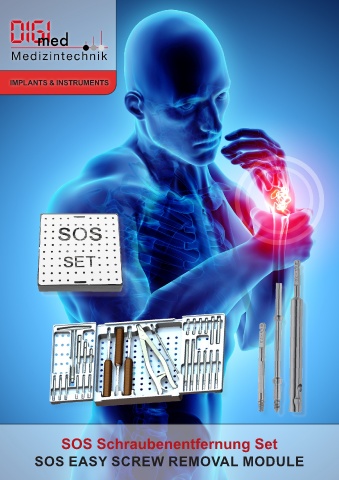 SOS ESR Screws Removal package Catalog from digimed Medical Technology